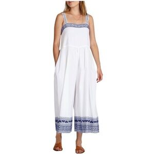 Pink chicken Blake embroidered jumpsuit size small